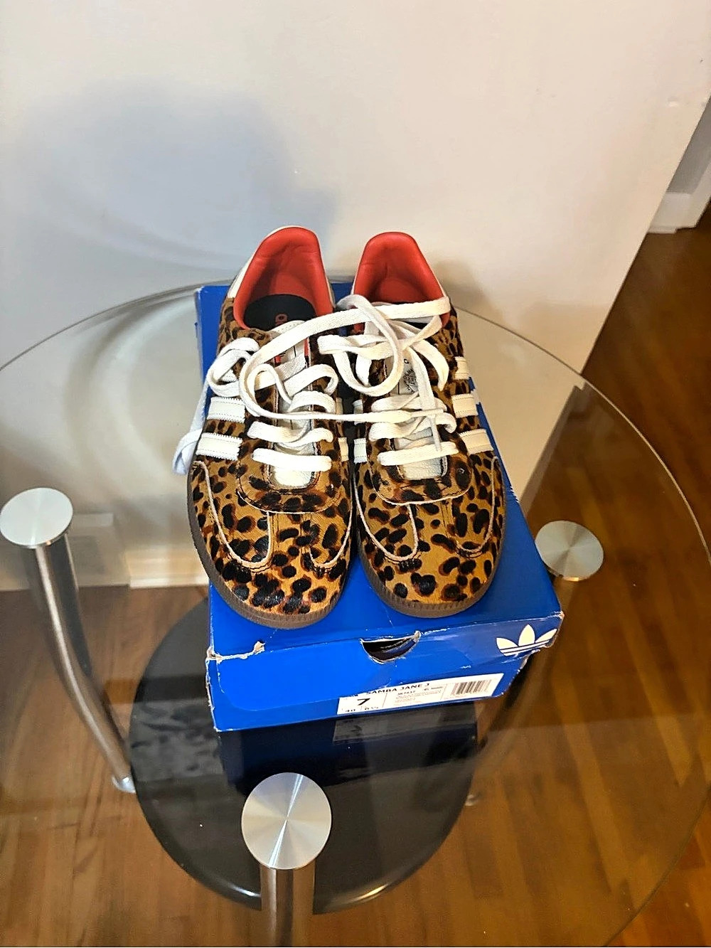 adidas Samba Leopard Sneakers US 7 Like New